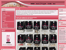 Tablet Screenshot of nailtips.com.au